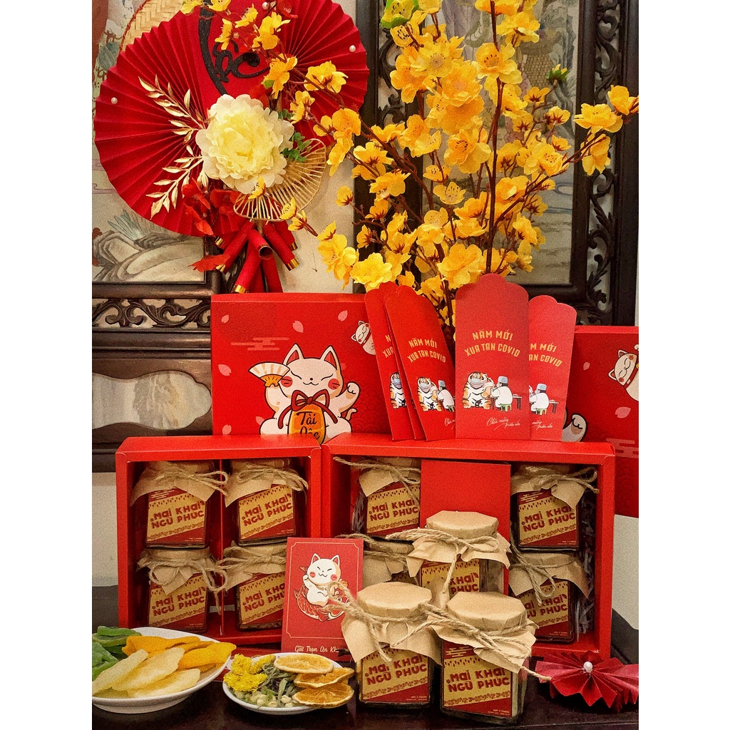 Hộp quà tết thượng hạng gồm mứt, hạt, trà, kẹo cao cấp giá rẻ-Hộp quà sang trọng  biếu Sếp, đối tác, người thân 2022 | BigBuy360 - bigbuy360.vn