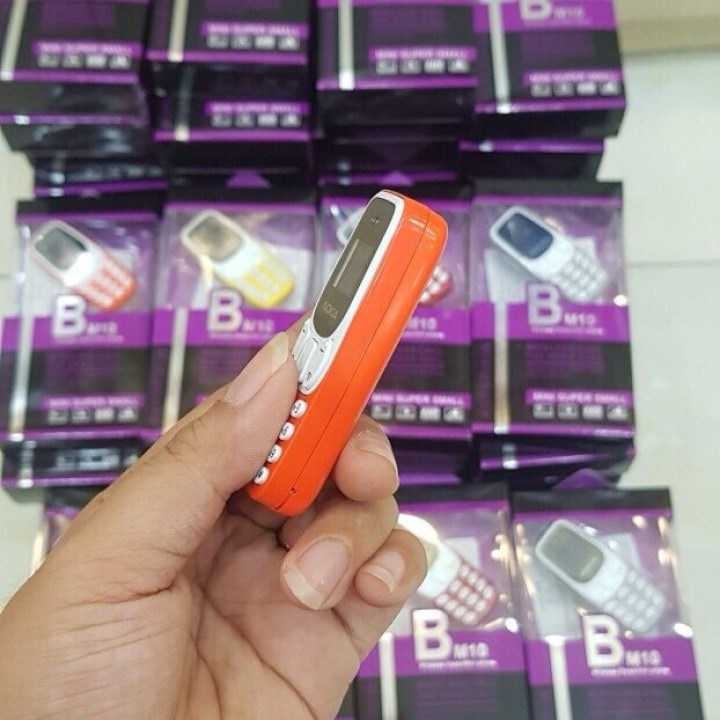 ĐIỆN THOẠI TÍ HON 2 SIM - ĐIỆN THOẠI BM-10 ( MINI ) SIÊU NHỎ (MÀU NGẪU NHIÊN) PD0078