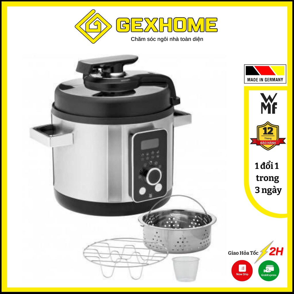 Nồi áp suất WMF Multifunktionskocher 8 in 1 6L Lono [HÀNG ĐỨC CHÍNH HÃNG]