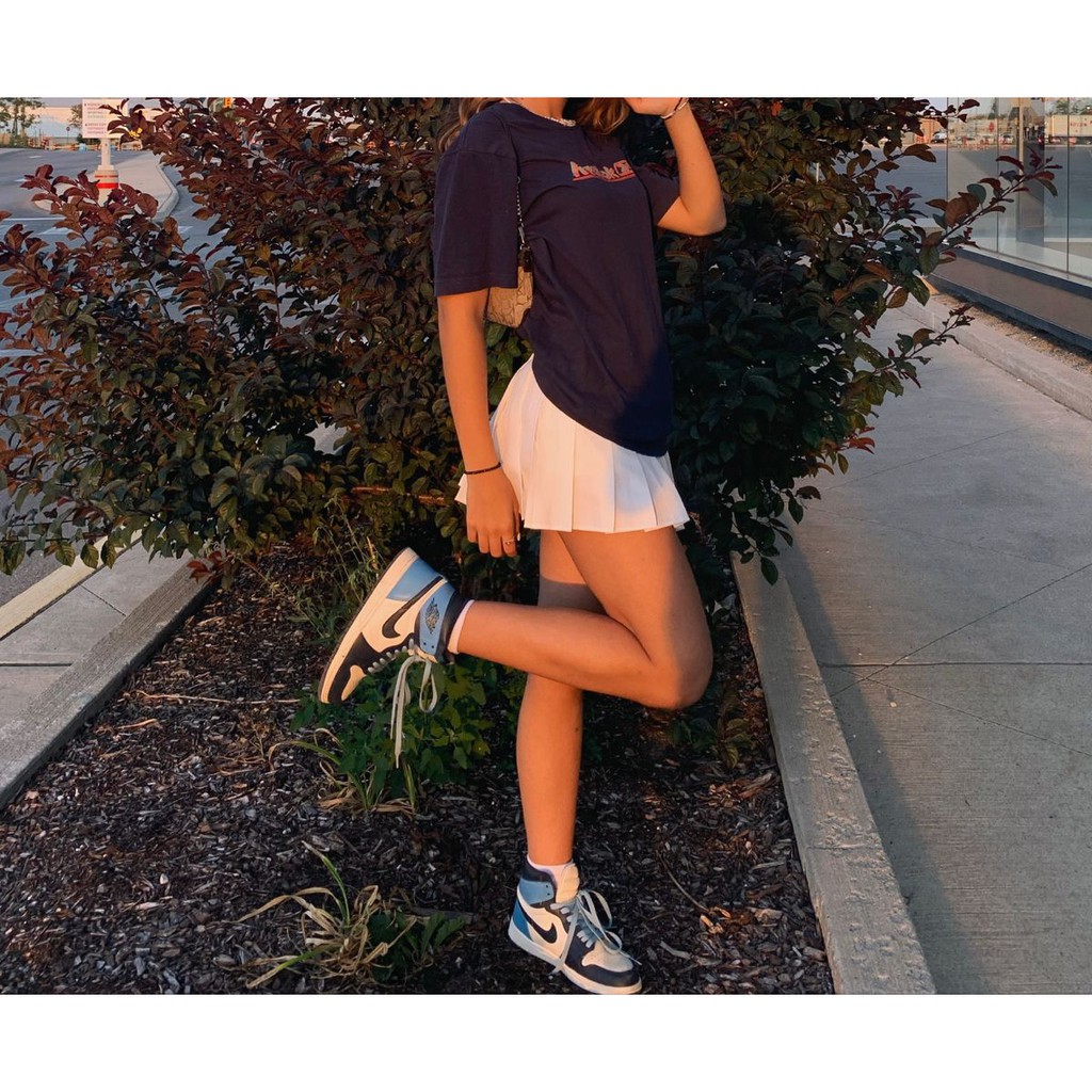 Chân váy Tennis Xếp Ly Lưng Cao Chữ A phong cách Ulzzang chất vải Vitex dày dặn, mặc siêu ấm 💖 Chân váy Xếp ly