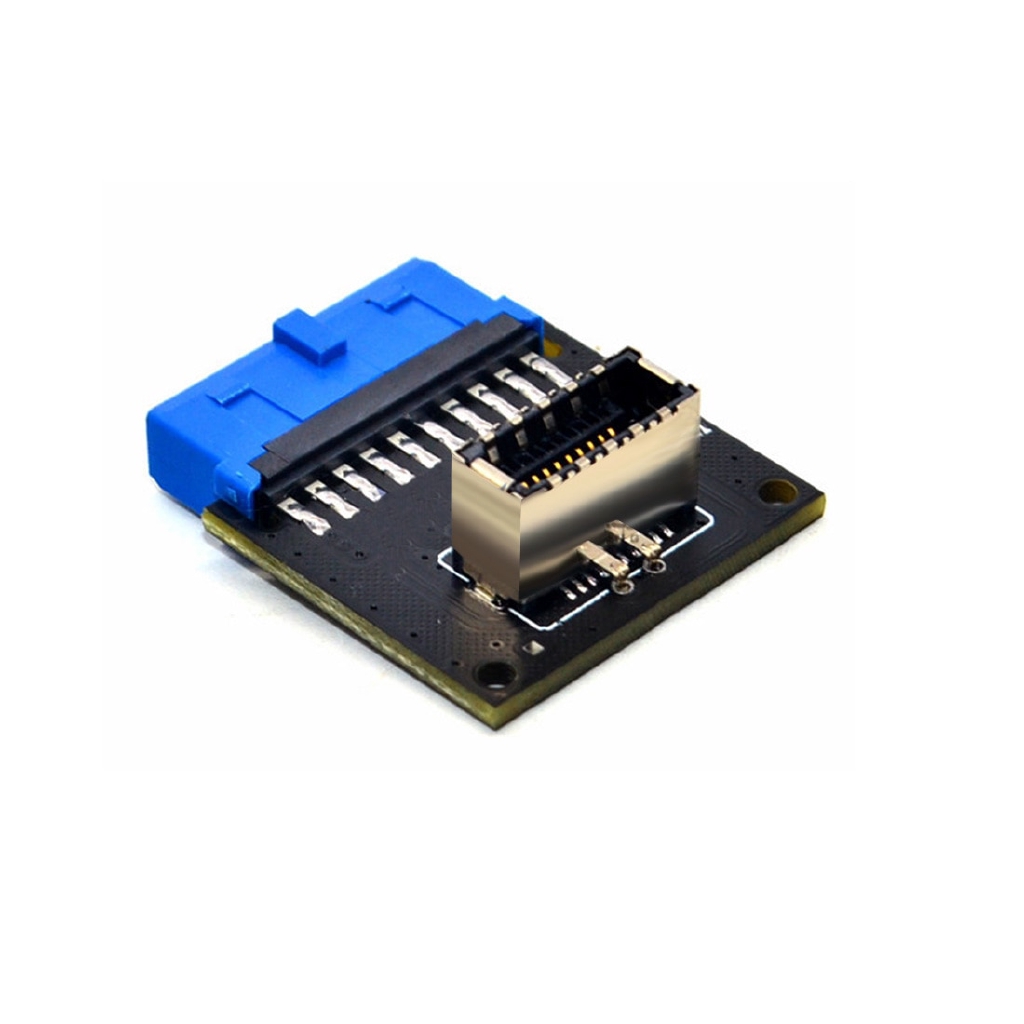 Bộ Chuyển Đổi Mở Rộng Bảng Mạch Chủ PC USB3.1 TYPE C 3.0 19 Pin Sang TYPE-E 20Pin Cho ASUS