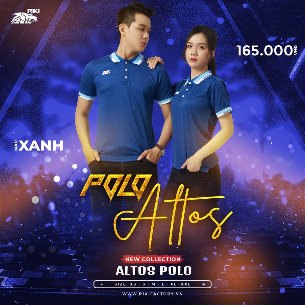 Áo cặp thời trang nam nữ, Áo POLO RIKI ALTOS - Dungcusport