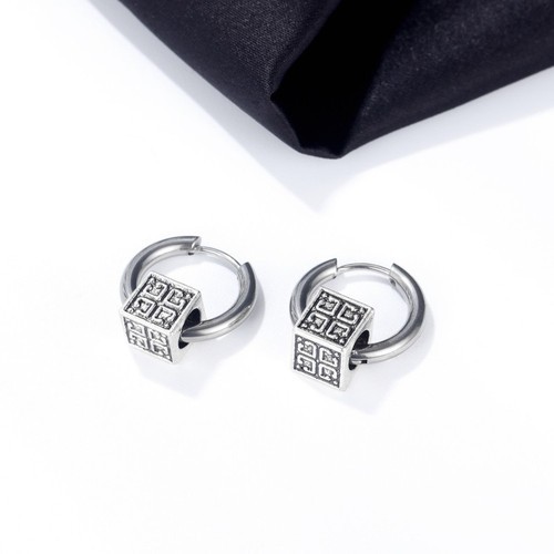 Bông Tai Nam Khoen Tròn Titan Ko Đen TT 3048