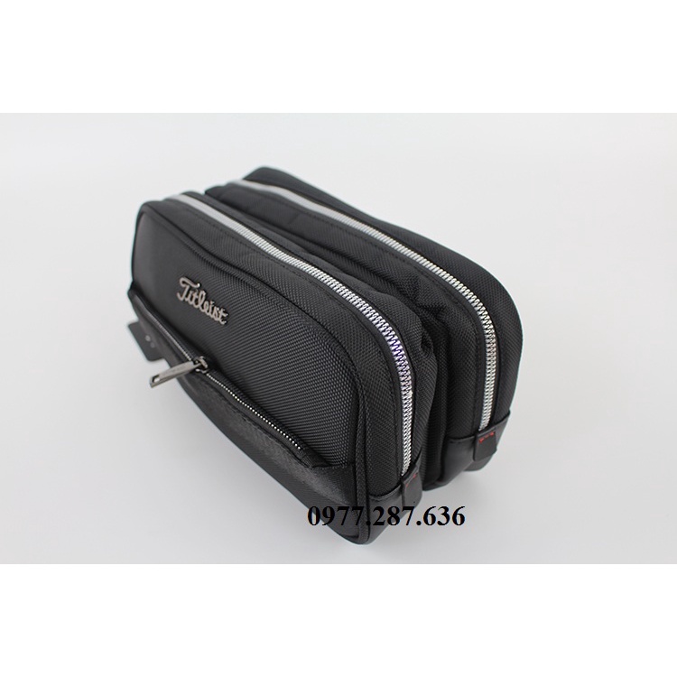 Túi cầm tay golf bag mini clutch 2 ngăn Titleist cao cấp đựng phụ kiện cá nhân tiện lợi CT031