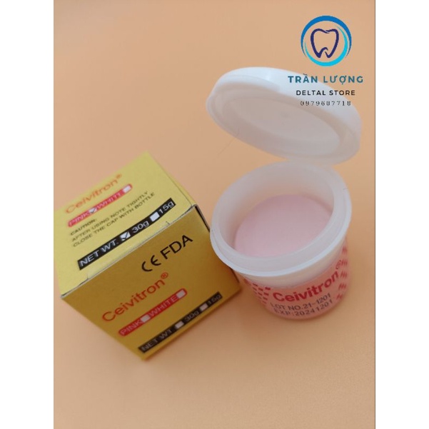 Cevitton trám tạm lỗ hổng bề mặt răng trong nha khoa