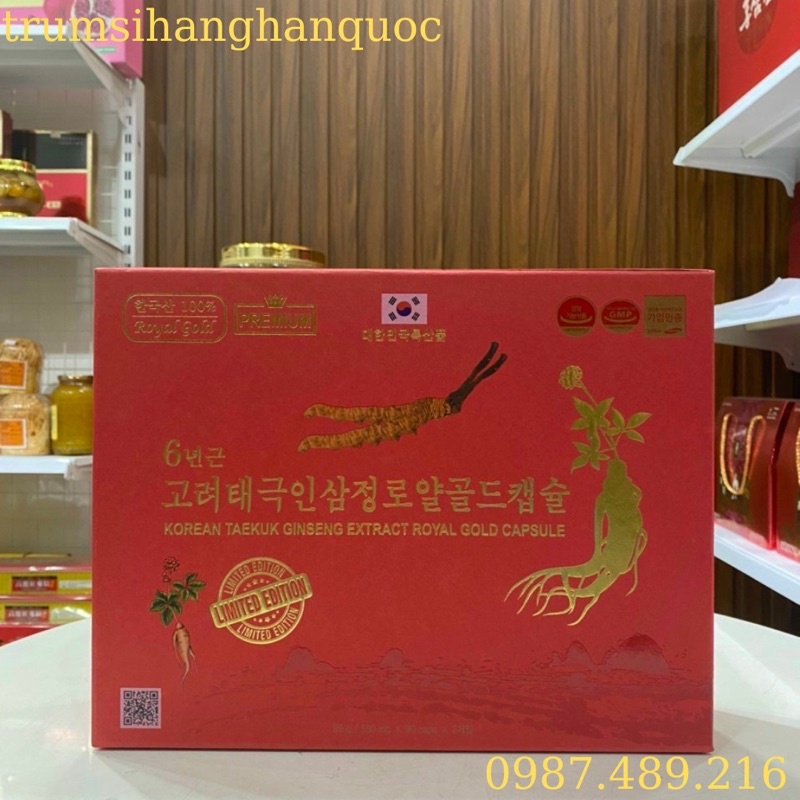Thiên Sâm Đông Trùng Hạ Thảo Hàn Quốc Hộp 180 Viên