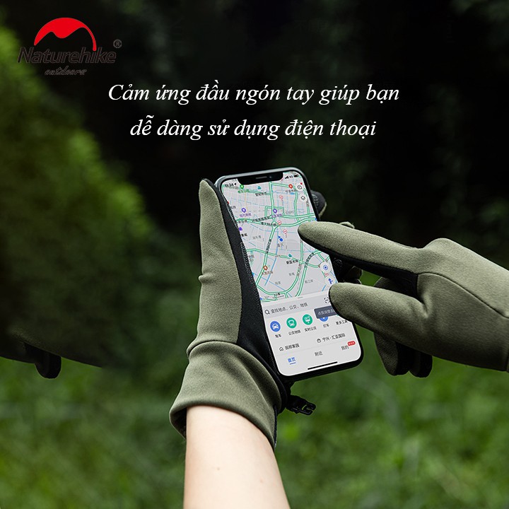 Găng tay cảm ứng điện thoại, du lịch dã ngoại hàng chính hãng Naturehike NH20FS032 dành cho cả nam và nữ | WebRaoVat - webraovat.net.vn