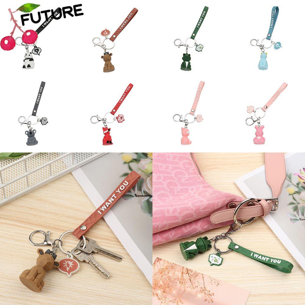 Móc khóa phối động vật hoạt hình dễ thương chống thấm nước tiện dụng