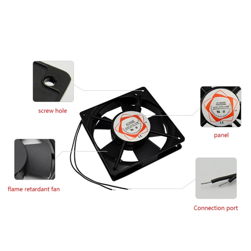 Quạt Tản Nhiệt Tốc Độ Cao 0.10A Cho Máy Ấp Trứng Kỹ Thuật Số