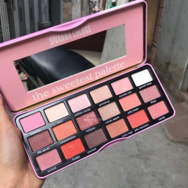 Phấn Mắt Sivanna 18 Ô [Kèm Gương]