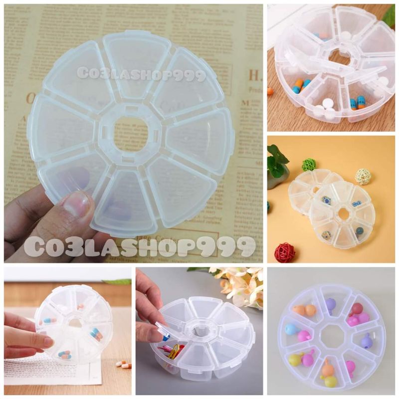 Sỉ 100 hoặc 200 hộp mini trong suốt tùy phân loại HÀNG KHÔNG BAO BÌ đựng phụ kiện.