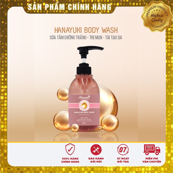 [Chính Hãng] sữa tắm hanayuki body wash cho người lớn