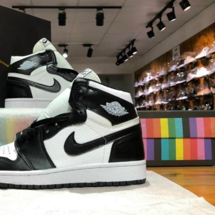 [Come back store] Giày jordan 1 đen trắng, giày jordan panda cao cổ [Box][bill][tặng kèm 2 dây giày trắng và đen] | BigBuy360 - bigbuy360.vn