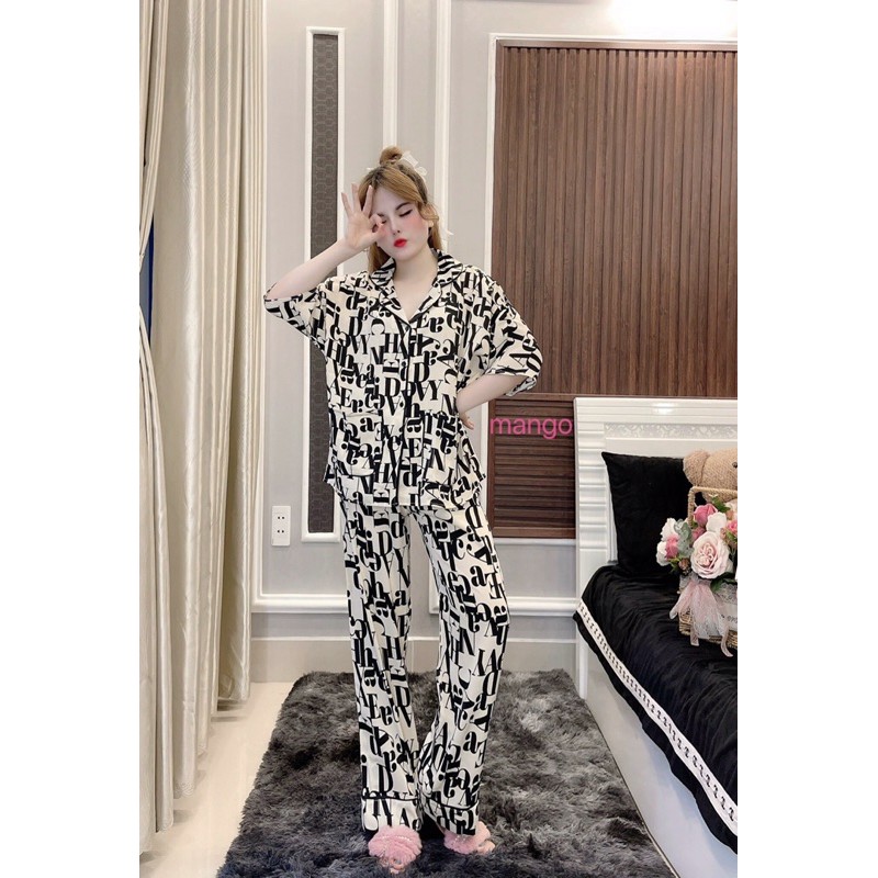 ĐỒ BỘ LỤA MANGO PIJAMA FREESIZE DƯỚI 60kg TNQD CÁNH DƠI