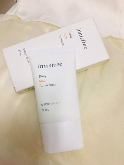 Kem chống nắng Daily mild Suncraem innisfree (Mẫu mới)