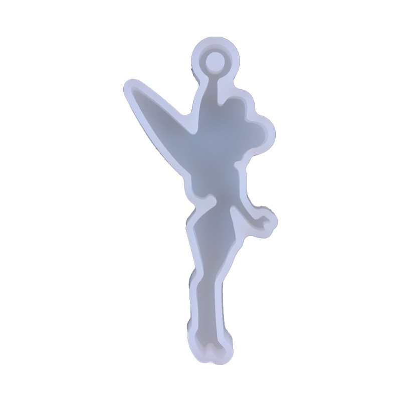 Khuôn Silicone Làm Móc Khóa Hình Hoa Thủy Tinh Sáng Tạo