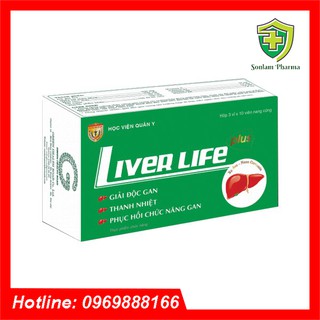 Bổ gan liver life plus- hộp 30 viên
