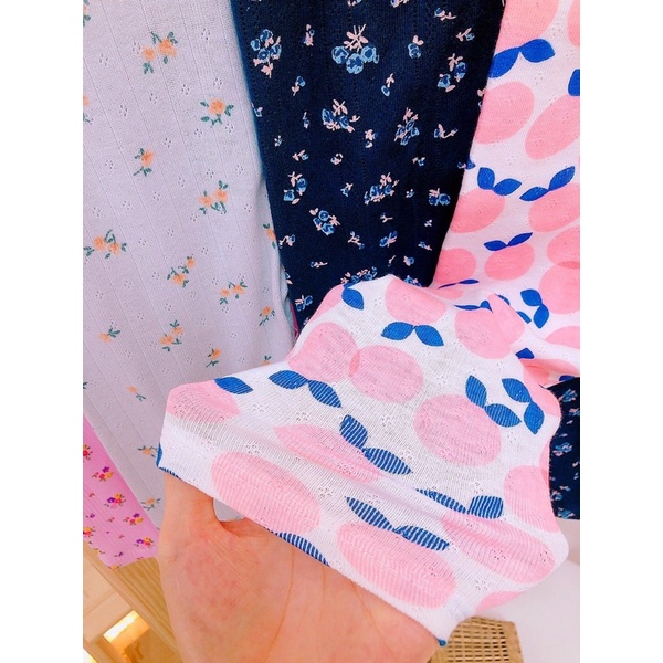 Quần thông hơi dài hoạ tiết màu 1-7