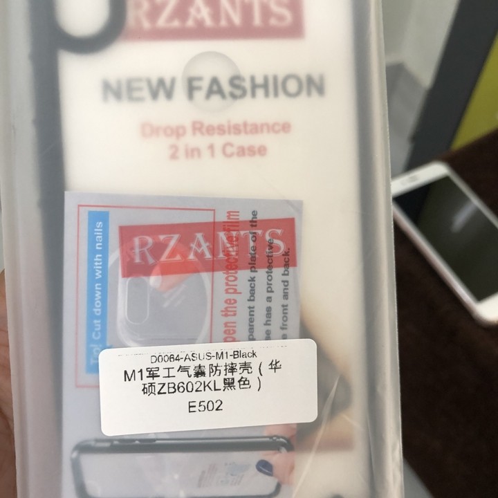 Ốp lưng Zenfone Max Pro M1 chống sốc Rzants V2