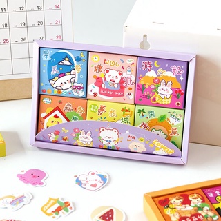 Set 50 sticker trang trí sổ dễ thương.