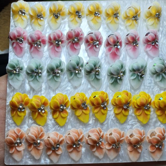 Hoa bột - Cúc - Nails