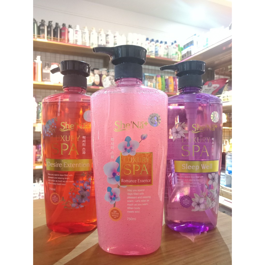 Sữa Tắm Hạt Massage Cao Cấp Shena Luxury Spa 750ml