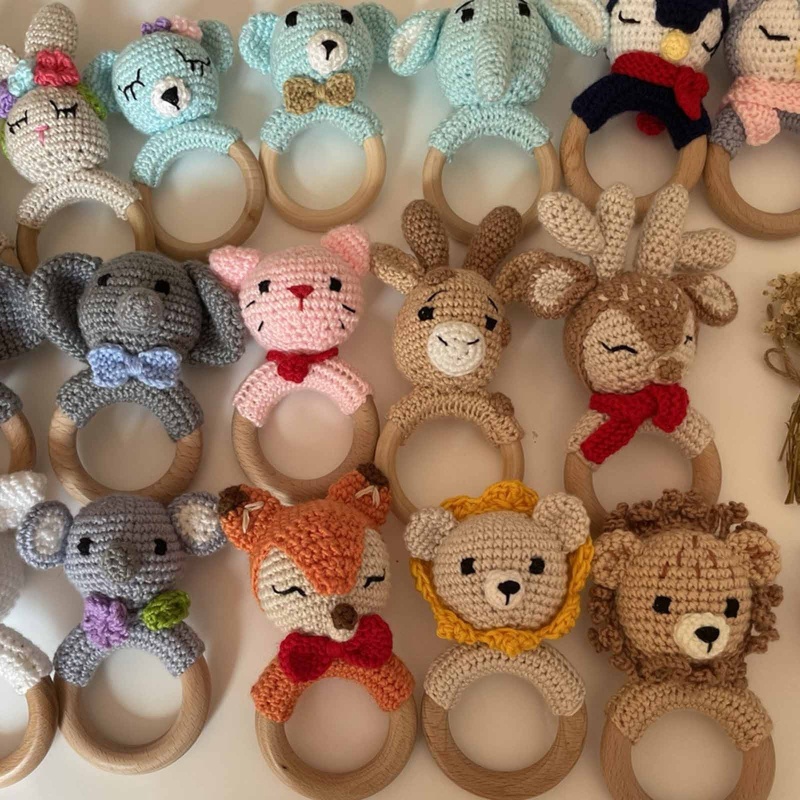 Đồ Chơi Ngậm Mọc Răng Hình Thú Hoạt Hình Dễ Thương Cho Bé Sơ Sinh