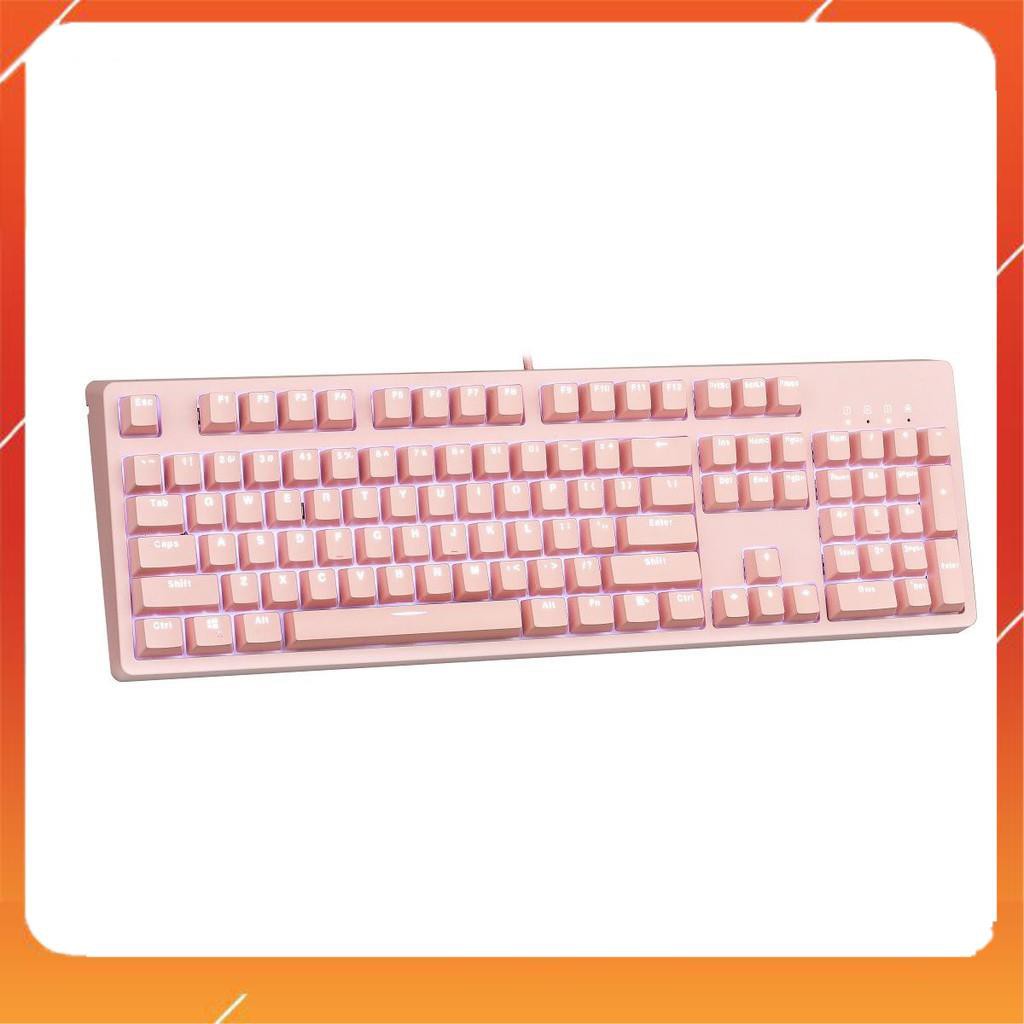 Bàn phím cơ Edra EK3104 - Phiên bản màu hồng và trằng cực đẹp - Bảo hành 24 tháng