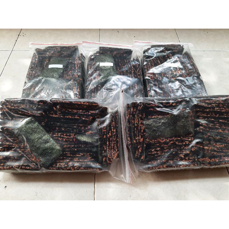 Rong biển kẹp gạo lức sấy giòn-gói lớn 330gr