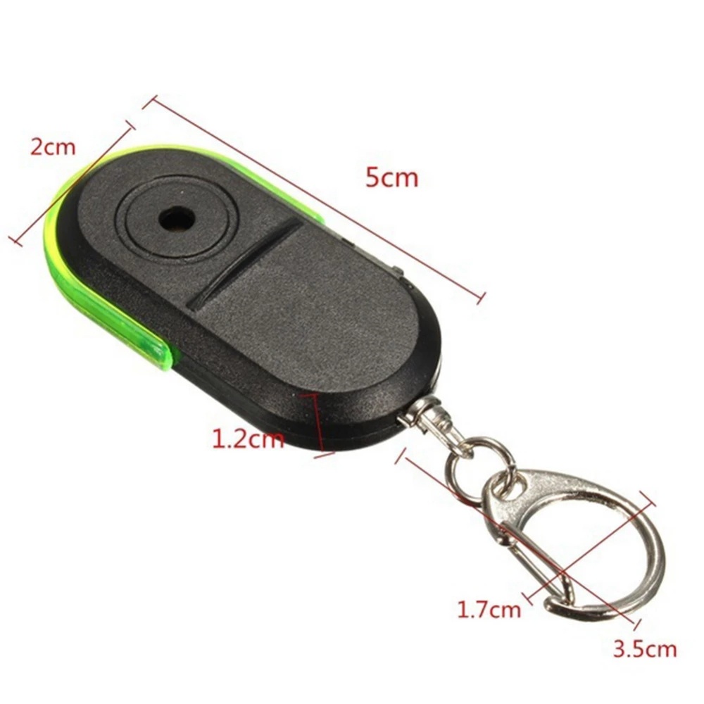 Móc Khóa Đèn LED Không Dây Chống Thất Lạc Kiêm Còi Báo Động Cảm Biến Giọng Nói Tiện Dụng Cho Người Già/Người Già