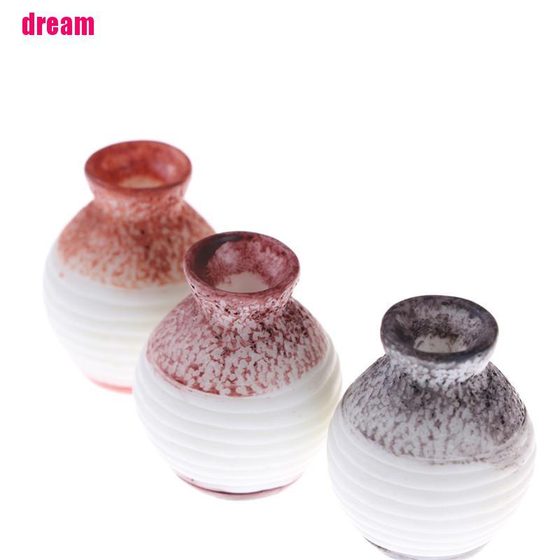 Bình Hoa Sứ mini Trang Trí Nhà Búp Bê