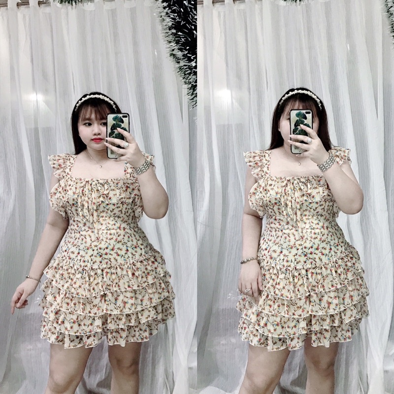 🔆 BIGSIZE 🔆 ĐẦM HOA TẦNG 💎