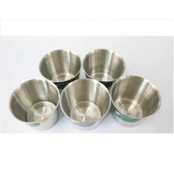 Ly đá,khuôn làm bánh Flan inox 304 cao cấp 8cm