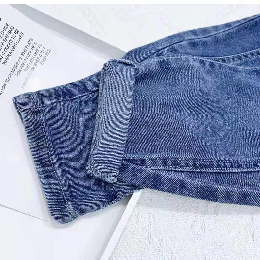 Quần Jean Dài Mềm Mại Co Giãn Phong Cách Thời Trang Thu Đông 2022 Cho Bé Trai