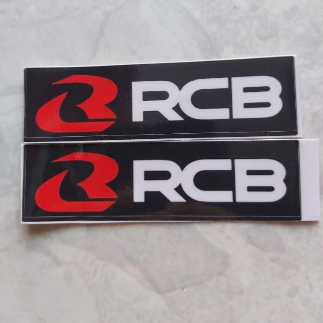 Tem Decal RCB Nền Đen Dán Xe Giá Rẻ