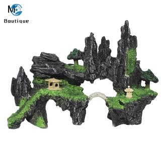 Mô Hình Hòn Non Bộ Trang Trí Bể Cá