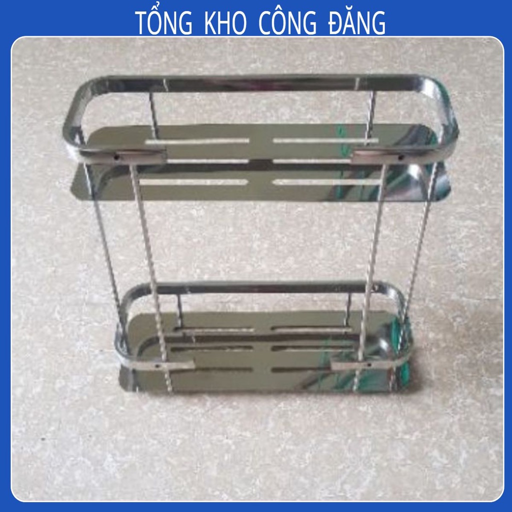 [GIÁ XƯỞNG]Kệ góc vuông 304 - Kệ 2 tầng inox 304.