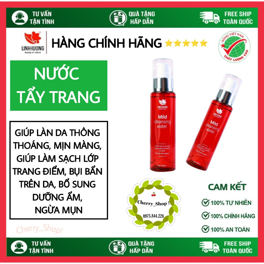 Nước Tẩy Trang Linh Hương Giúp Làm Sạch Da