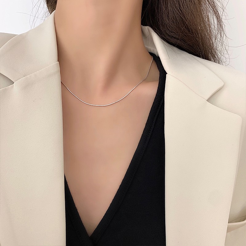 Vòng cổ kiểu xương rắn phong cách Hàn Quốc C90