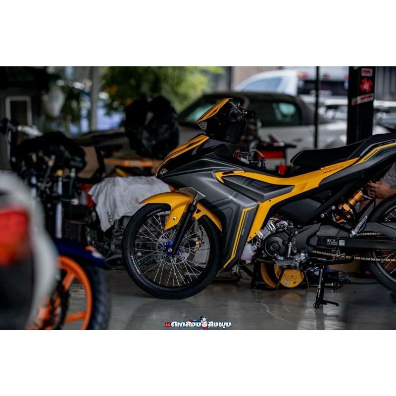 Tem rời Exciter 155 Y16zr xám light vàng 2021 in decal Mccal
