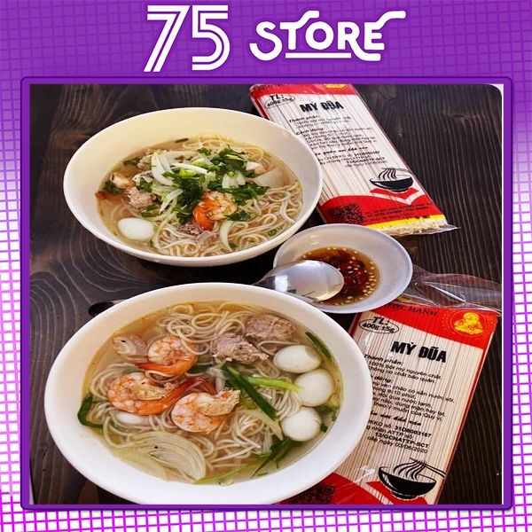 Mì đũa Phước Hạnh sợi tròn / sợi dẹp 400g - Đặc sản Huế