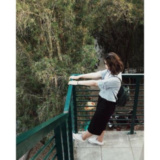 FS Quần ống rộng cạp chun