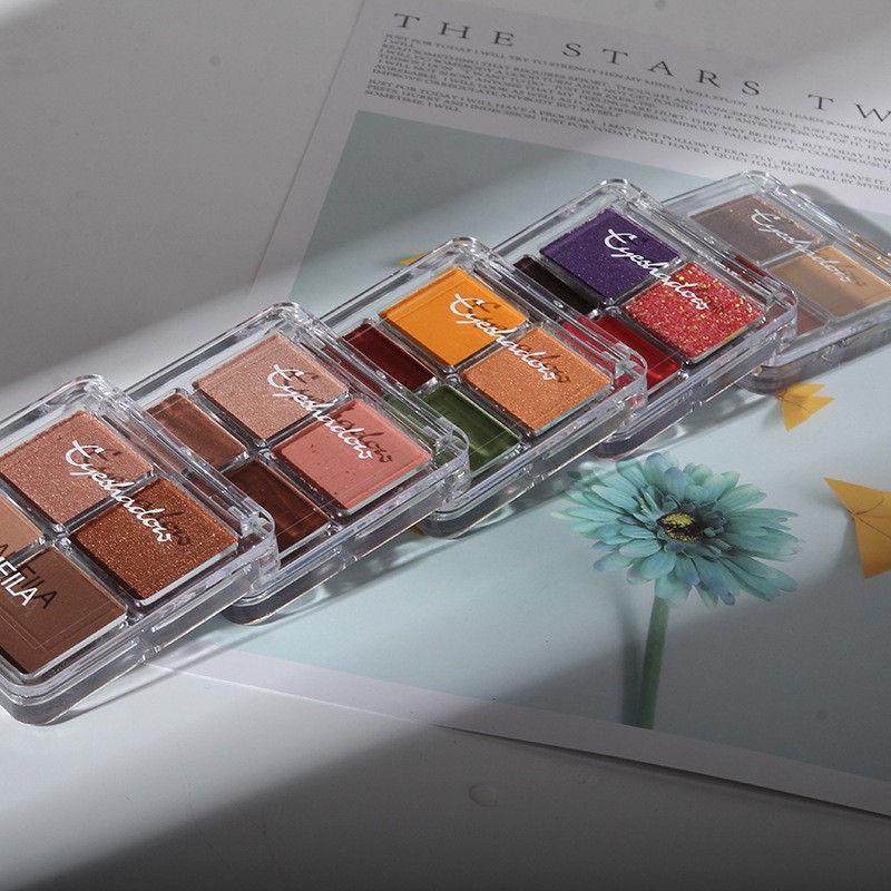 (Hàng Mới Về) Bảng Phấn Mắt 4 Màu Ánh Ngọc Trai Lấp Lánh Không Thấm Nước | BigBuy360 - bigbuy360.vn