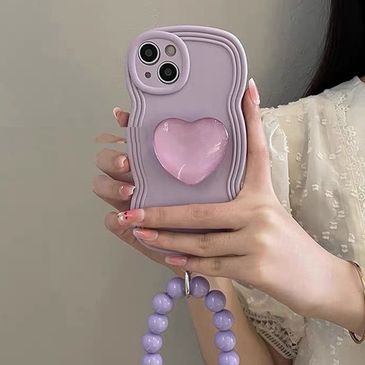 Ốp Điện Thoại Mềm Họa Tiết Gợn Sóng Có Giá Đỡ Cho Iphone 12 pro max 11 pro max xs max xr x 13proamx plus