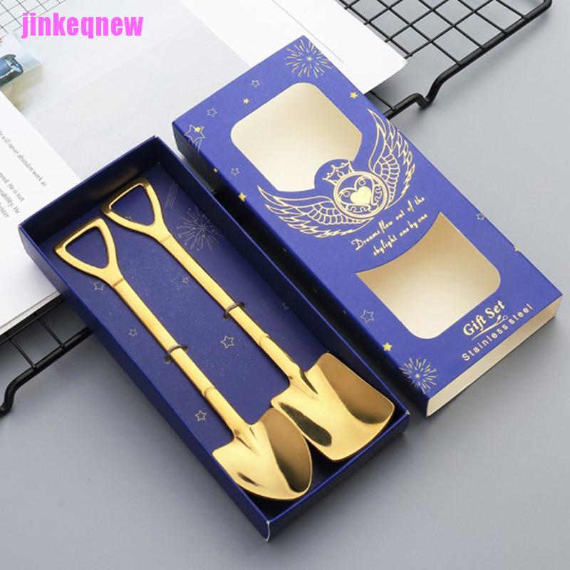 Thìa cà phê JINHF bằng thép không gỉ tiện dụng