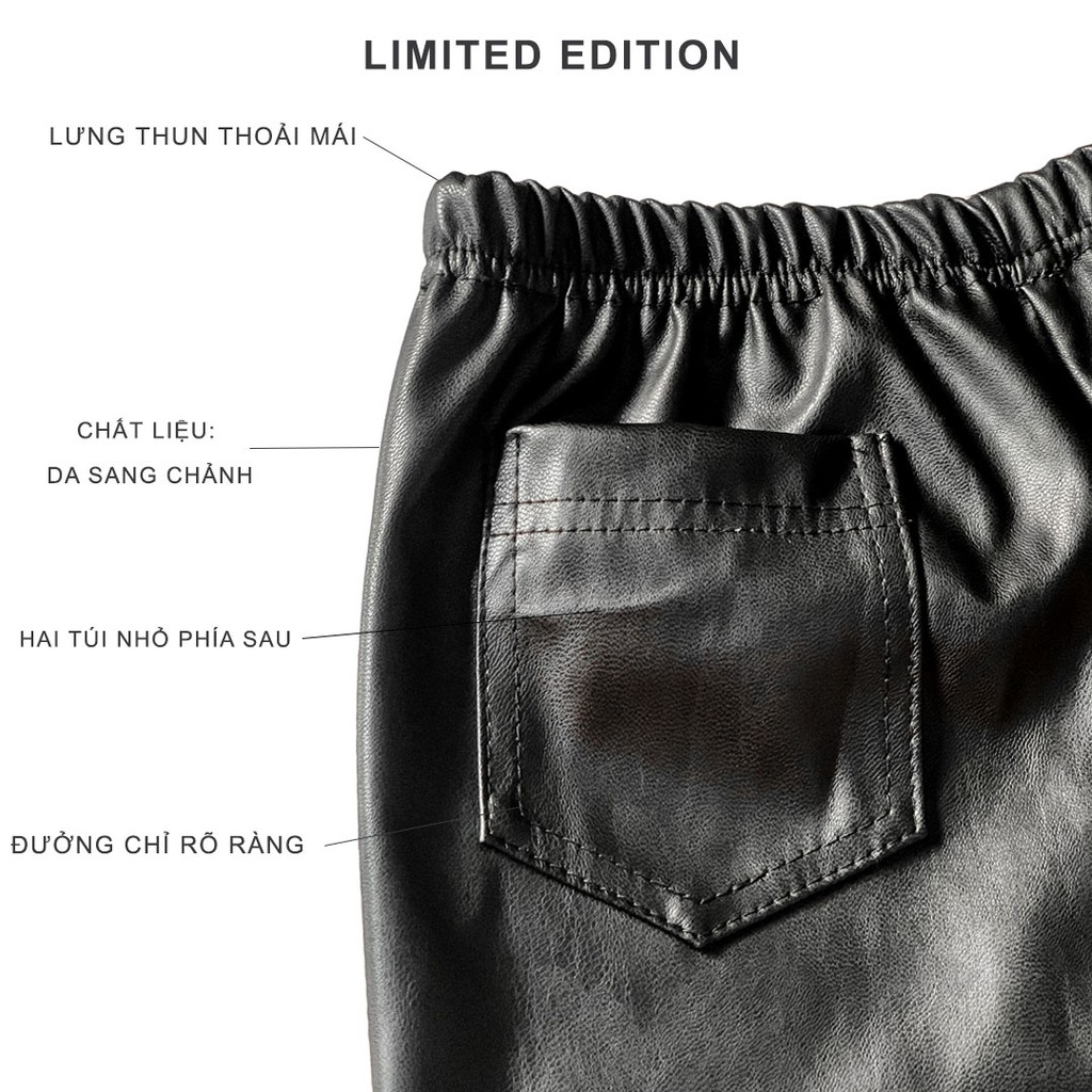 Hàng Thiết Kế QuDu Quần Short Thun Lửng Biker Ngố Màu Đen/ Da Bóng Chất Thun Dày Dặn Chất Đẹp Made In Việt Nam | BigBuy360 - bigbuy360.vn