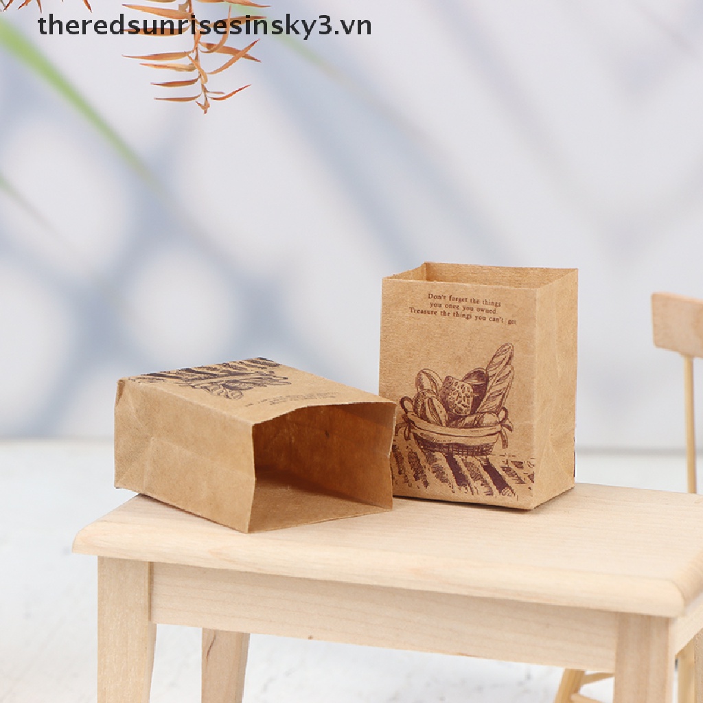 1 Túi Giấy Đựng Bánh Mì Đồ Chơi Búp Bê