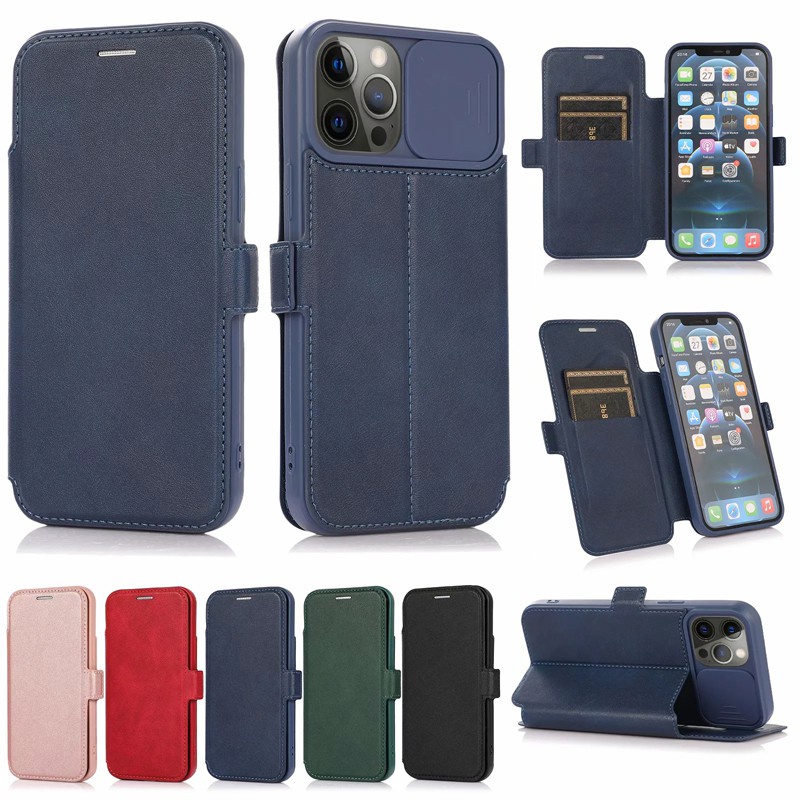 Vỏ Bao Da Điện Thoại Bảo Vệ Camera Cho Iphone 13 Pro Max 12 Pro Max Iphone 11 Pro Xs Max Xr 6 6s 7 8 Plus Se 2020 Ốp