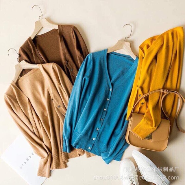 Áo Cardigan basic