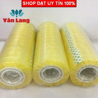 Combo 10 cuộn băng dính bản 18mm tiện lợi siêu dính